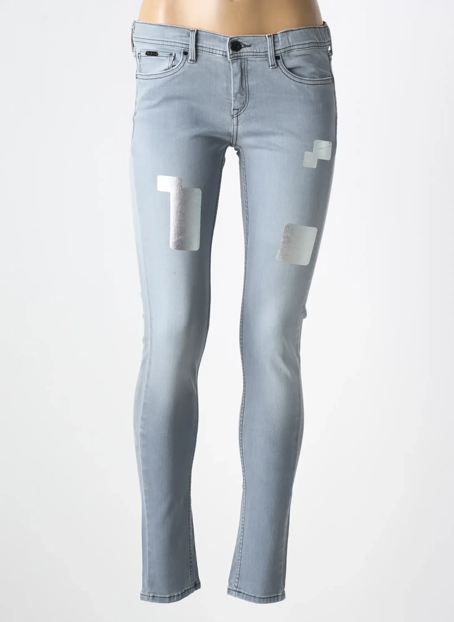 Jeans Coupe Slim Pepe Jeans Gris