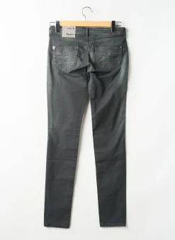 Jeans Coupe Slim Pepe Jeans Gris Taille Ajustable