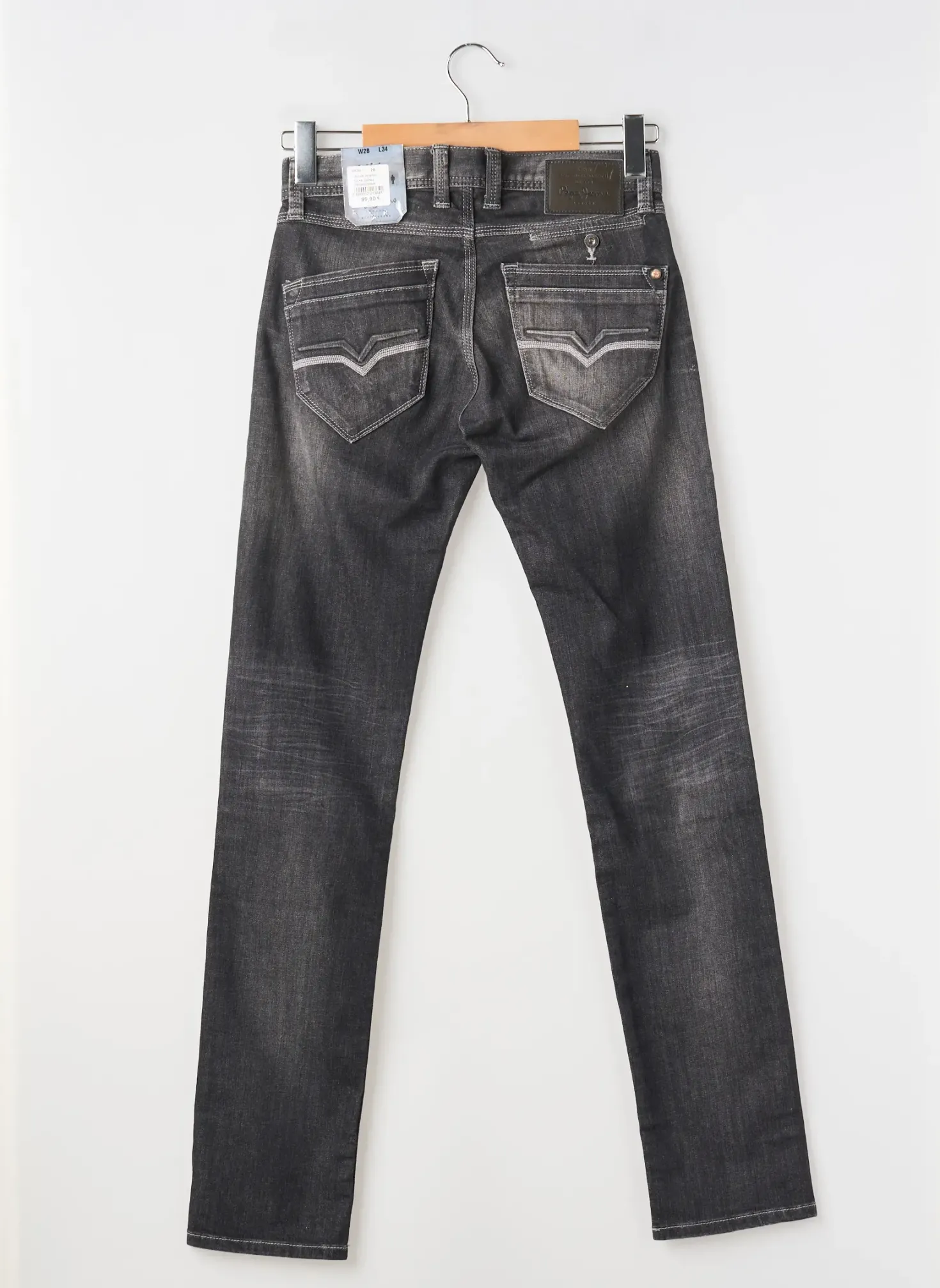 Jeans Coupe Slim Pepe Jeans Noir Taille Normale