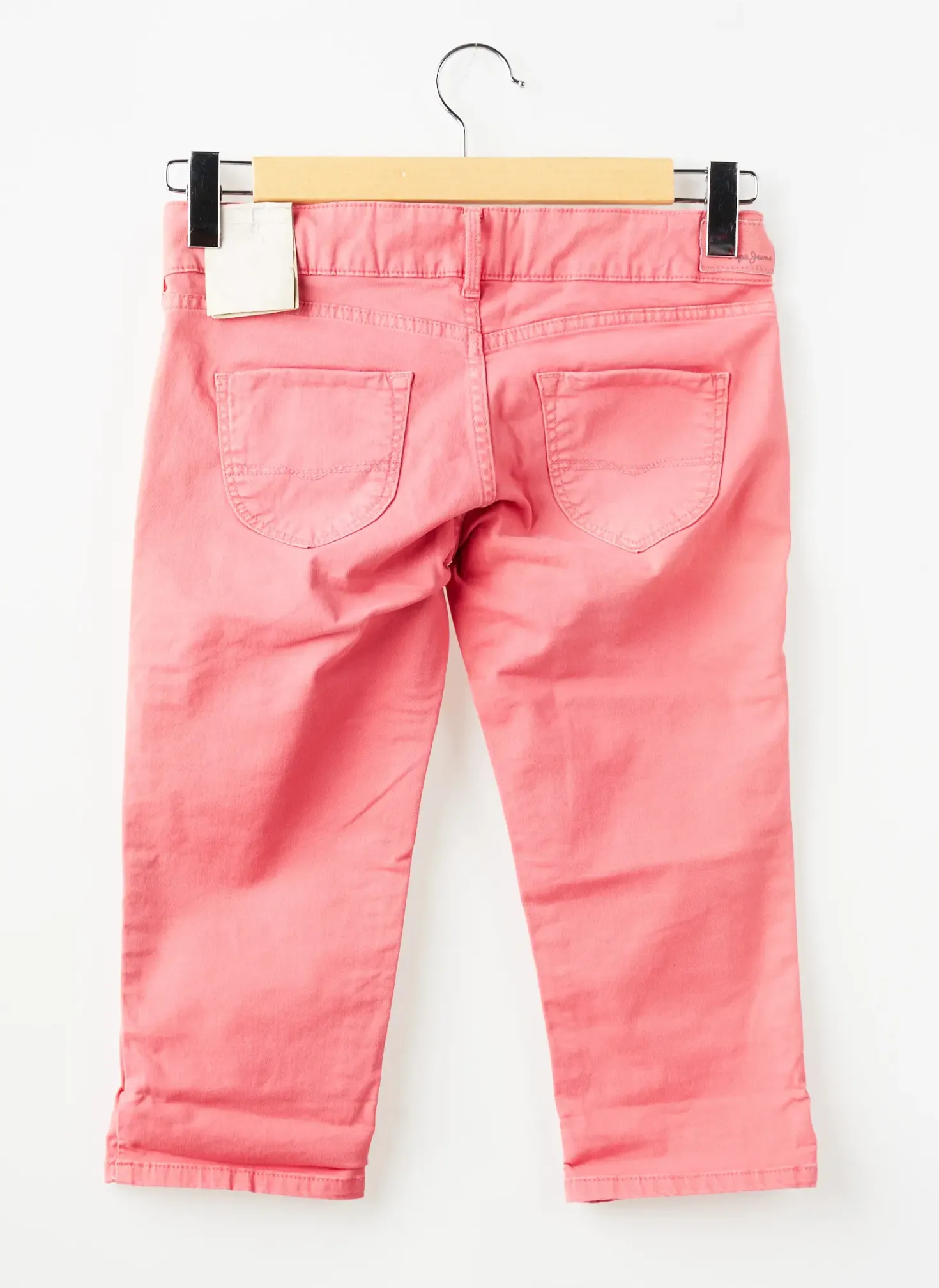 Jeans Coupe Slim Pepe Jeans Rose Taille À Pinces