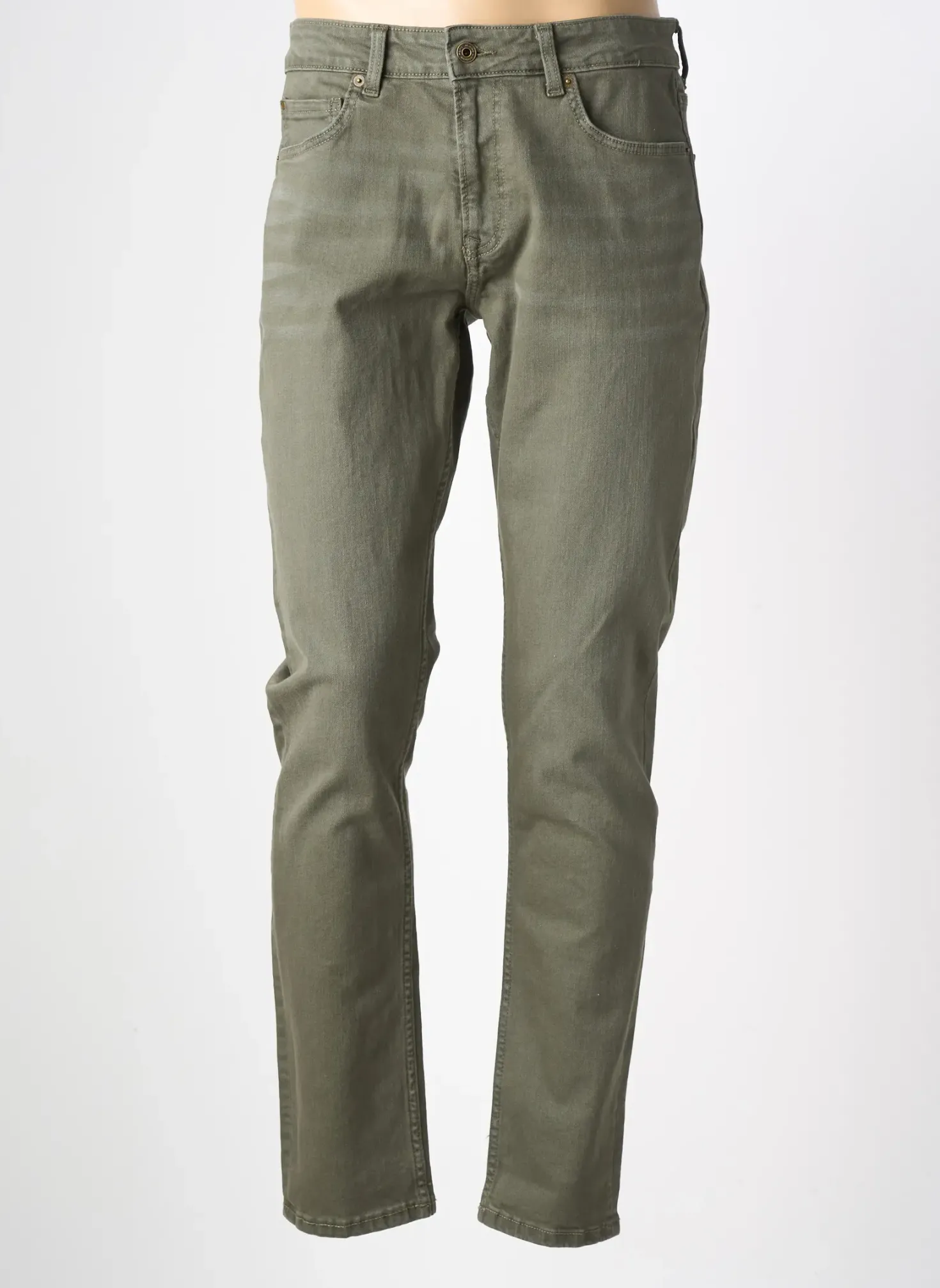 Jeans Coupe Slim Pepe Jeans Vert Taille Normale