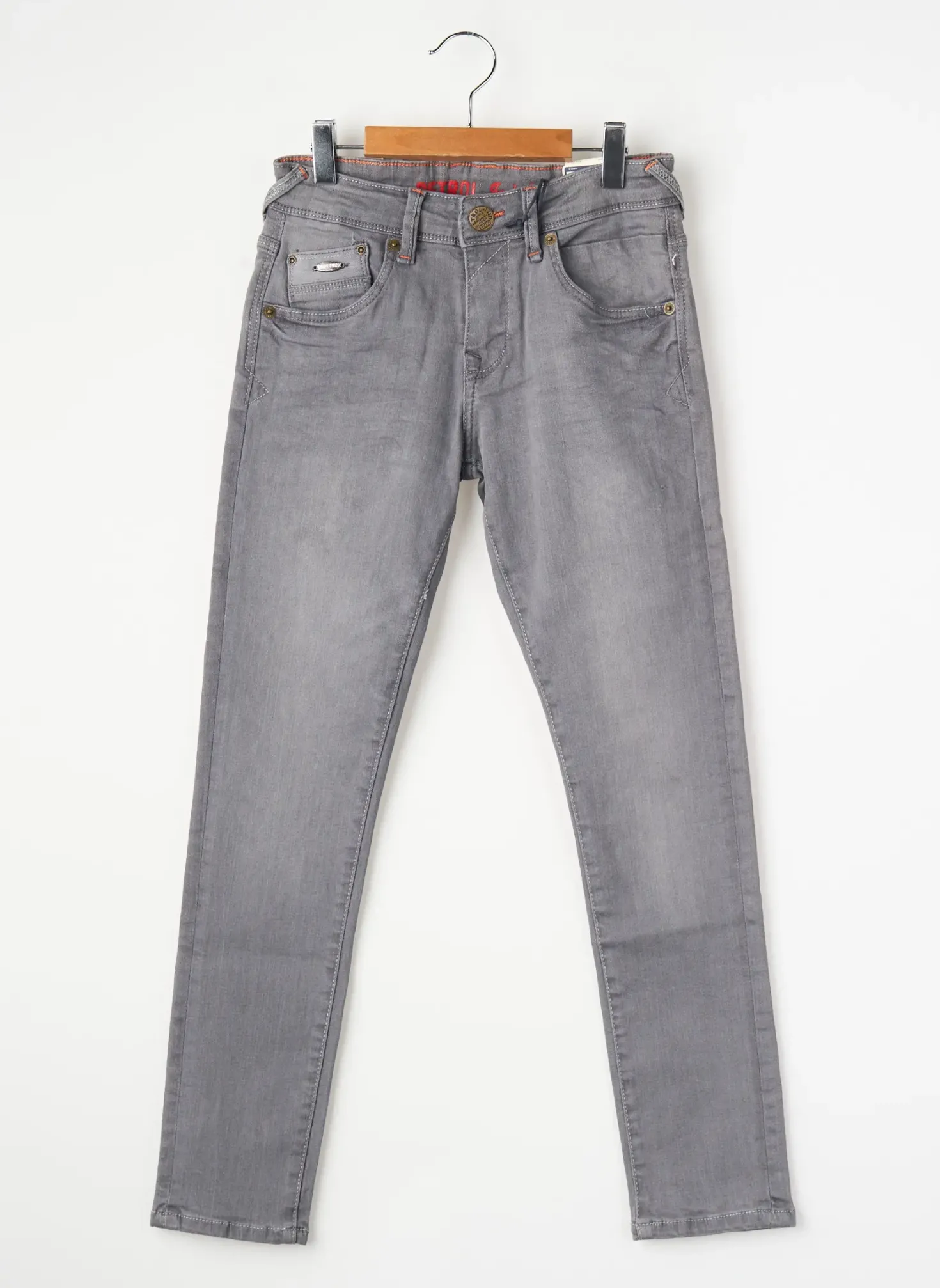 Jeans Coupe Slim Petrol Industries Gris