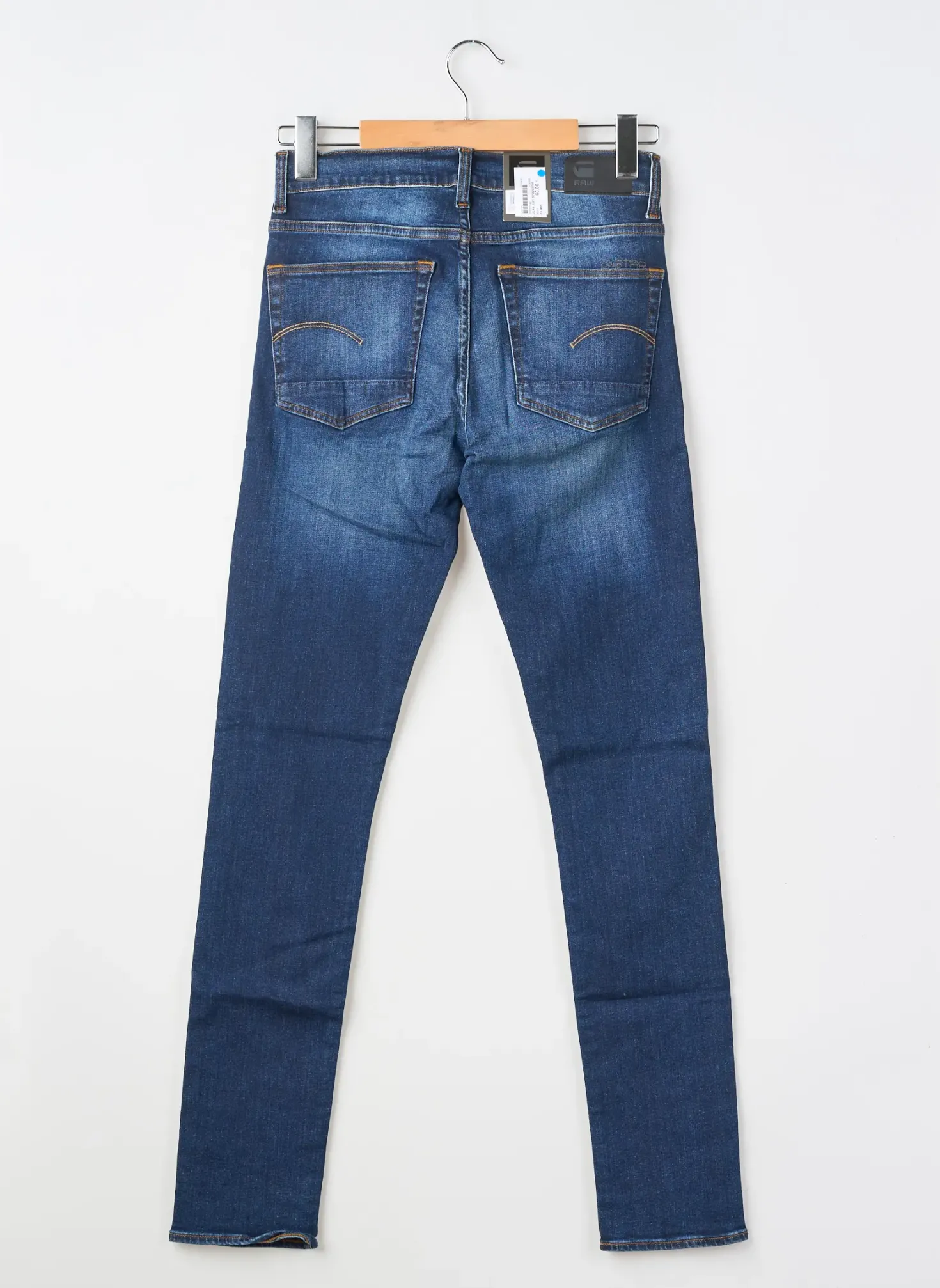 Jeans Coupe Slim Raw-7 Bleu