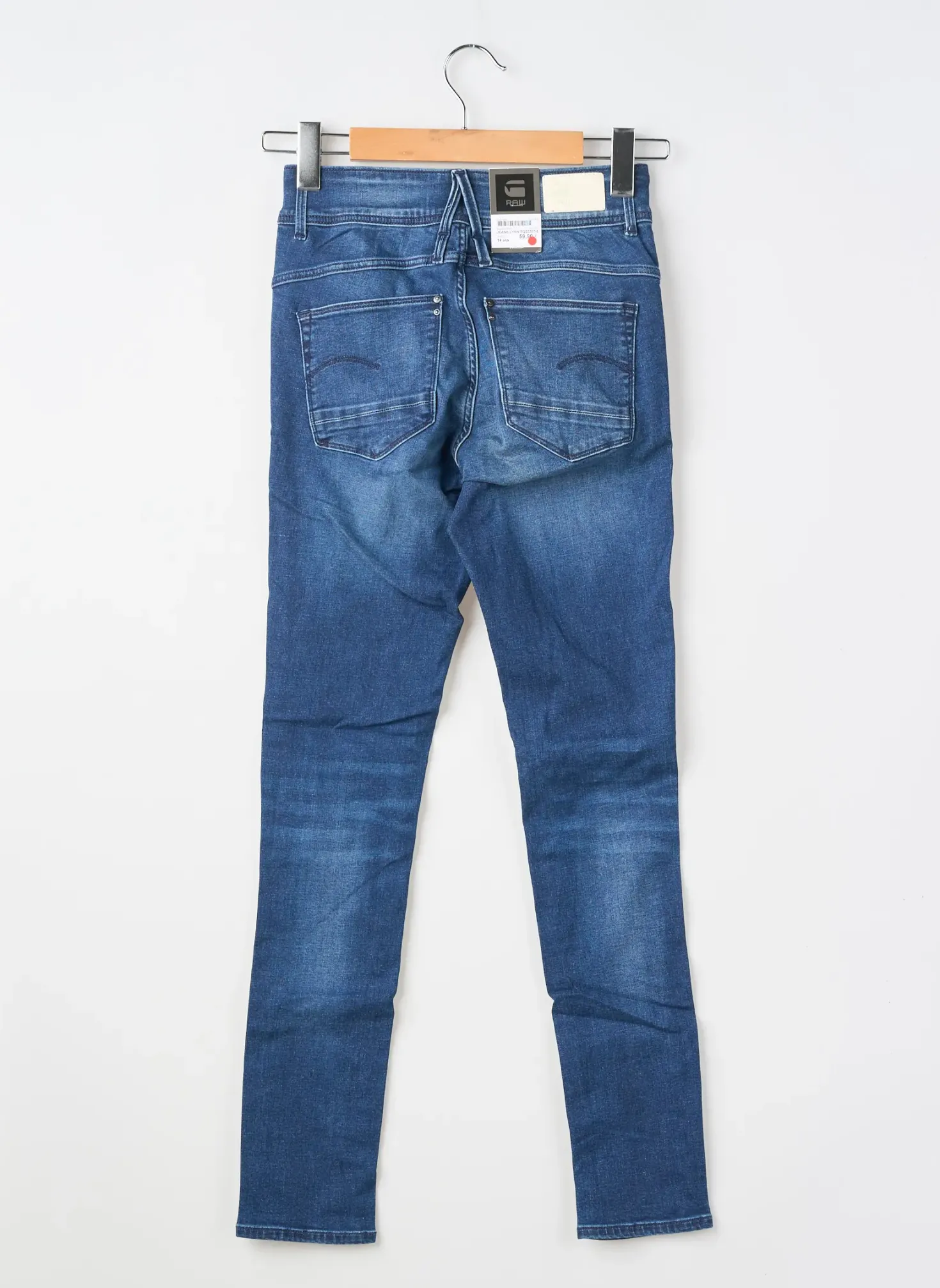 Jeans Coupe Slim Raw-7 Bleu