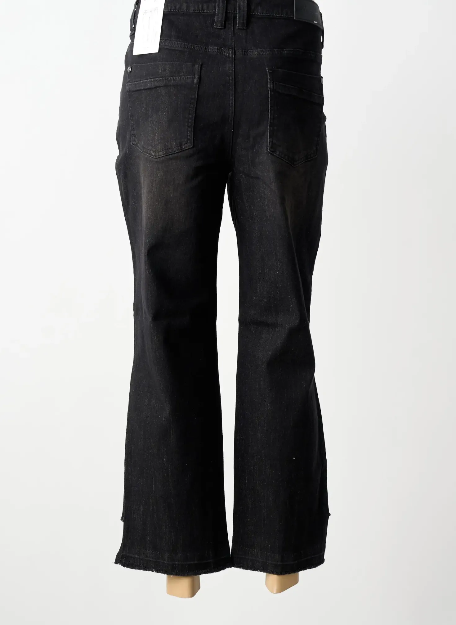 Jeans Coupe Slim Sheego Noir Taille Normale