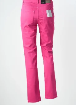 Jeans Coupe Slim Stark Rose Fonce Taille Normale