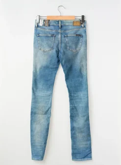 Jeans Coupe Slim Teddy Smith Bleu Taille Ajustable