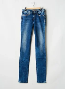 Jeans Coupe Slim Teddy Smith Bleu Taille Ajustable