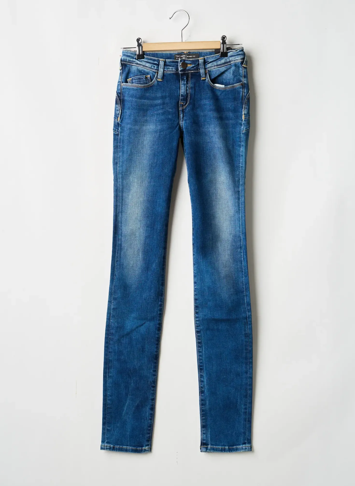Jeans Coupe Slim Teddy Smith Bleu Taille Ajustable