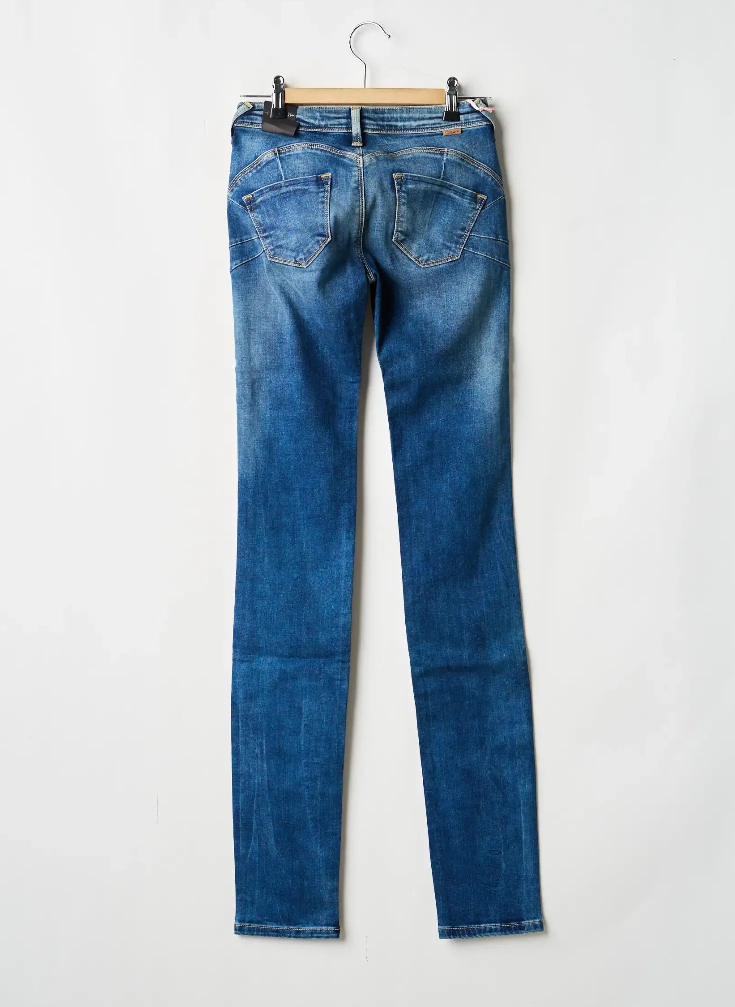 Jeans Coupe Slim Teddy Smith Bleu Taille Ajustable