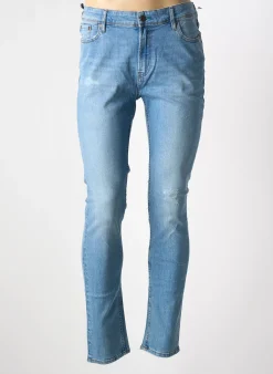 Jeans Coupe Slim Teddy Smith Bleu Taille Normale