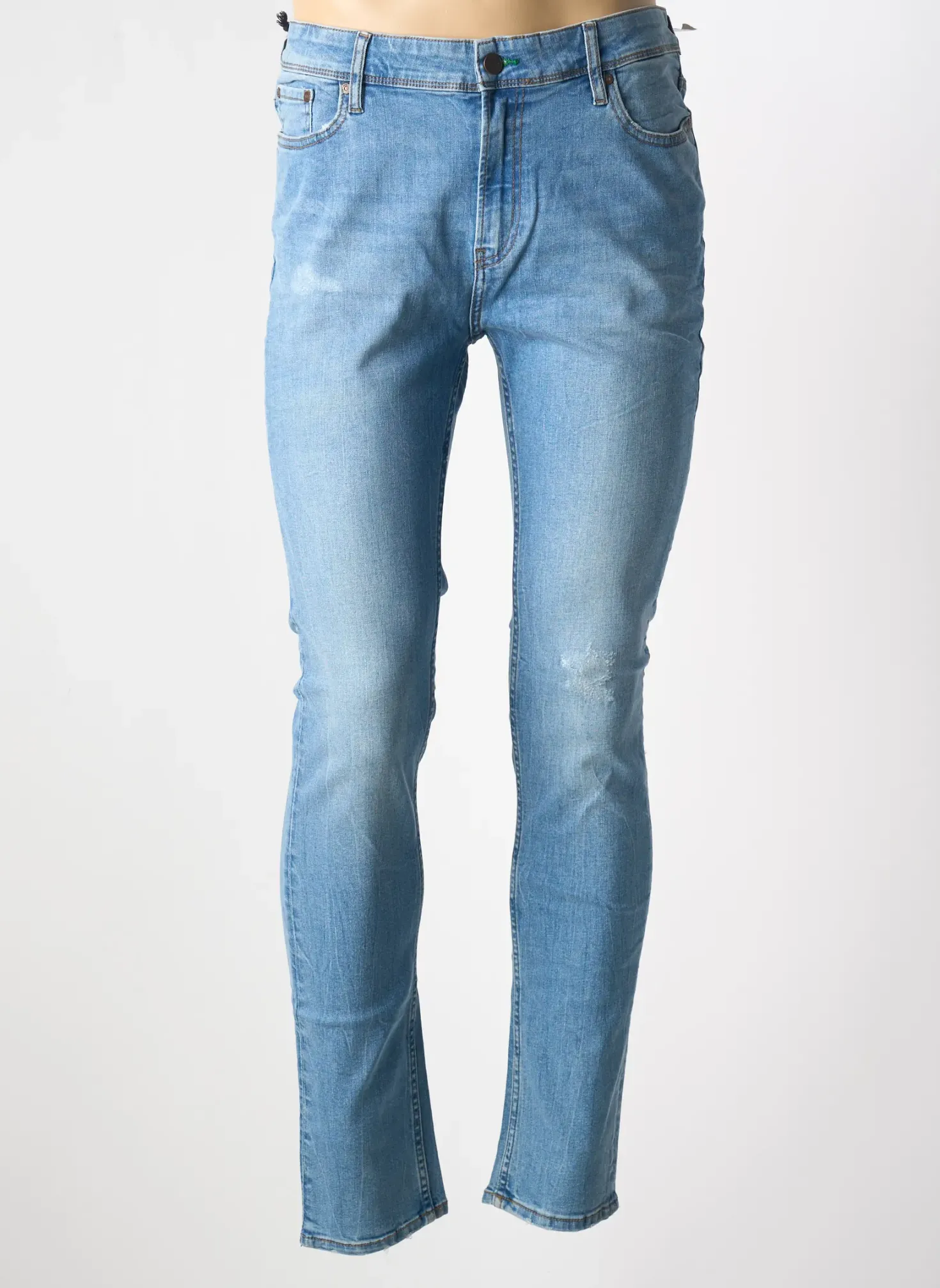Jeans Coupe Slim Teddy Smith Bleu Taille Normale