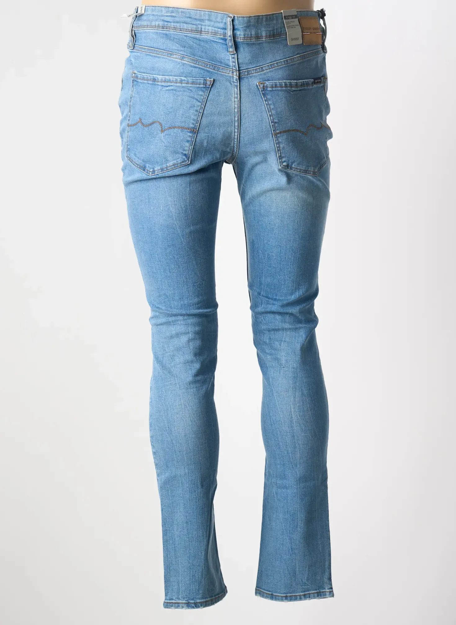 Jeans Coupe Slim Teddy Smith Bleu Taille Normale
