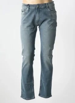 Jeans Coupe Slim Teddy Smith Gris Taille Normale