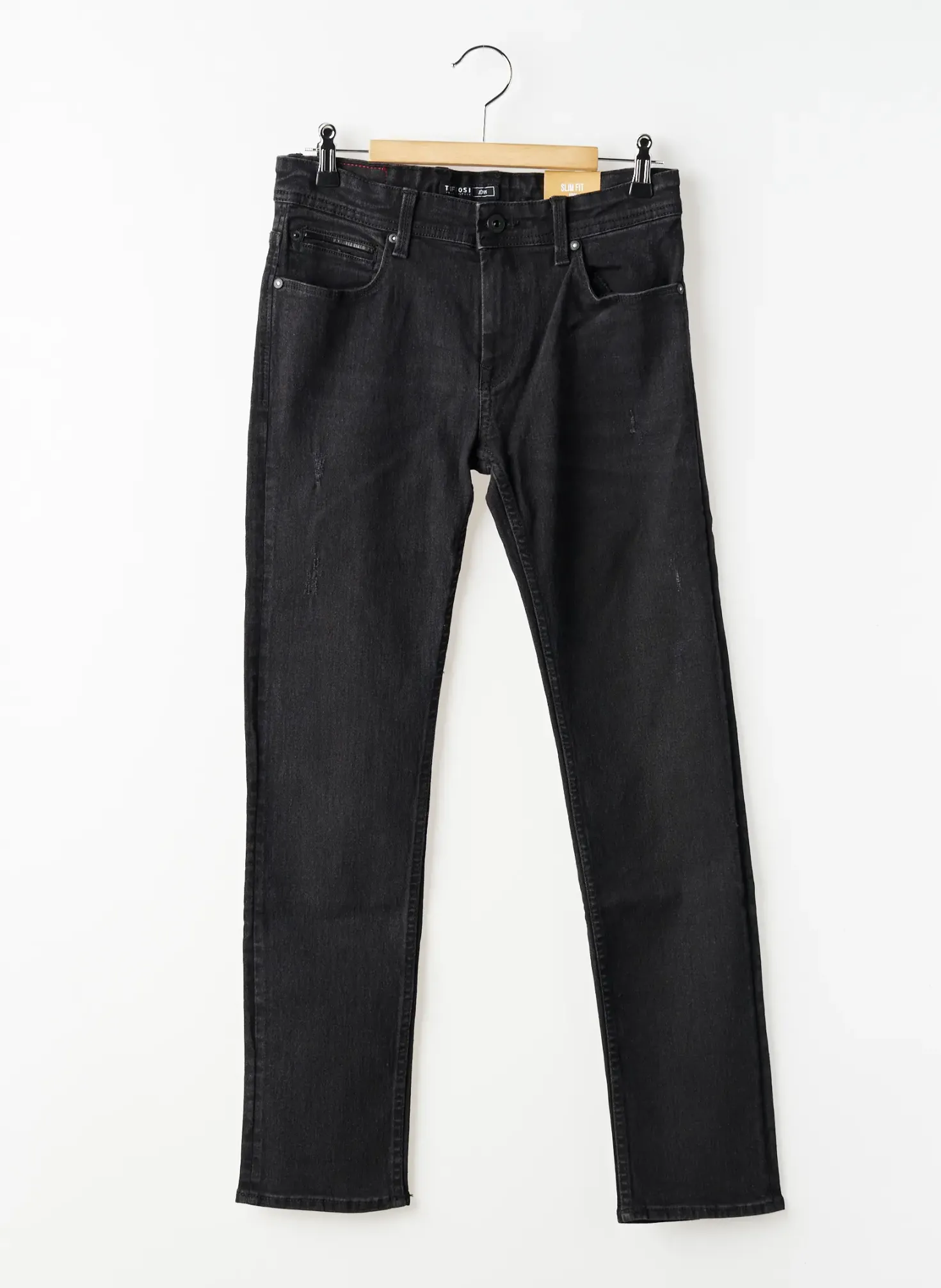 Jeans Coupe Slim Tiffosi Noir