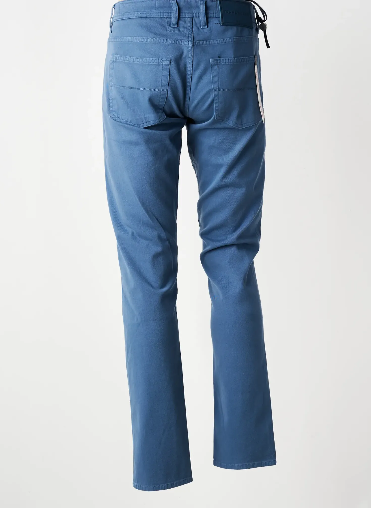 Jeans Coupe Slim Tramarossa Bleu Taille Normale