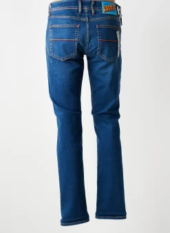 Jeans Coupe Slim Tramarossa Bleu Taille Normale