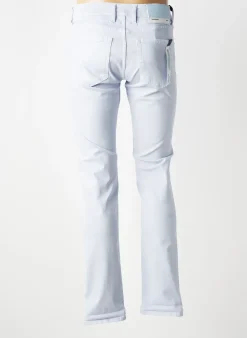 Jeans Coupe Slim Tramarossa Violet Taille Normale