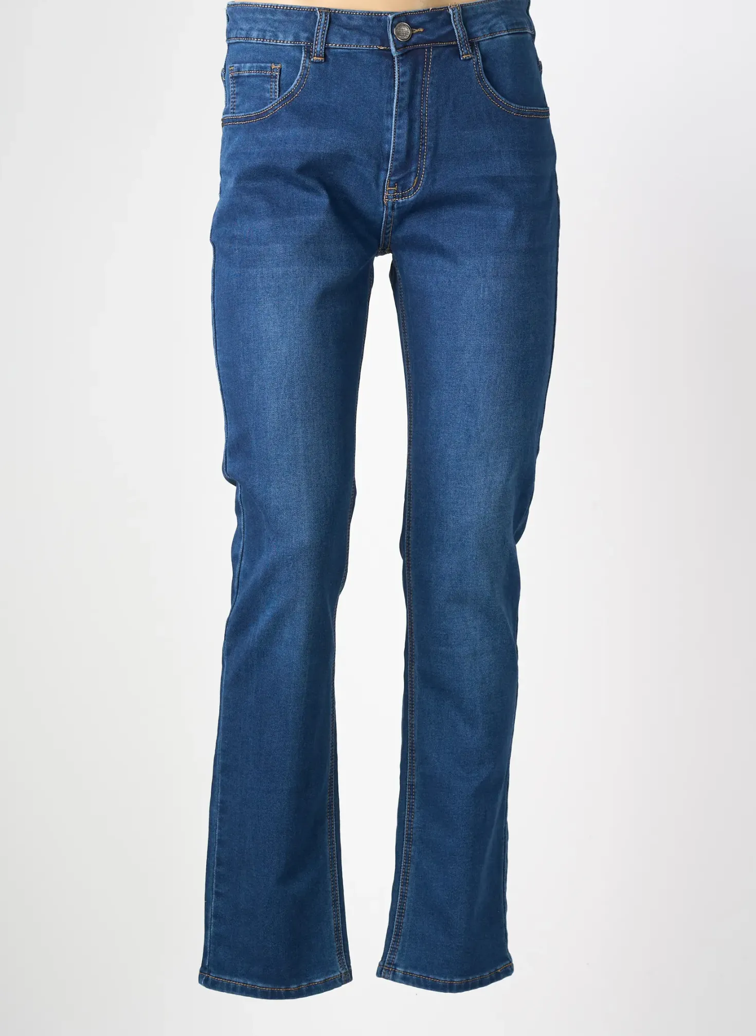 Jeans Coupe Slim Urban Rags Bleu Taille Normale