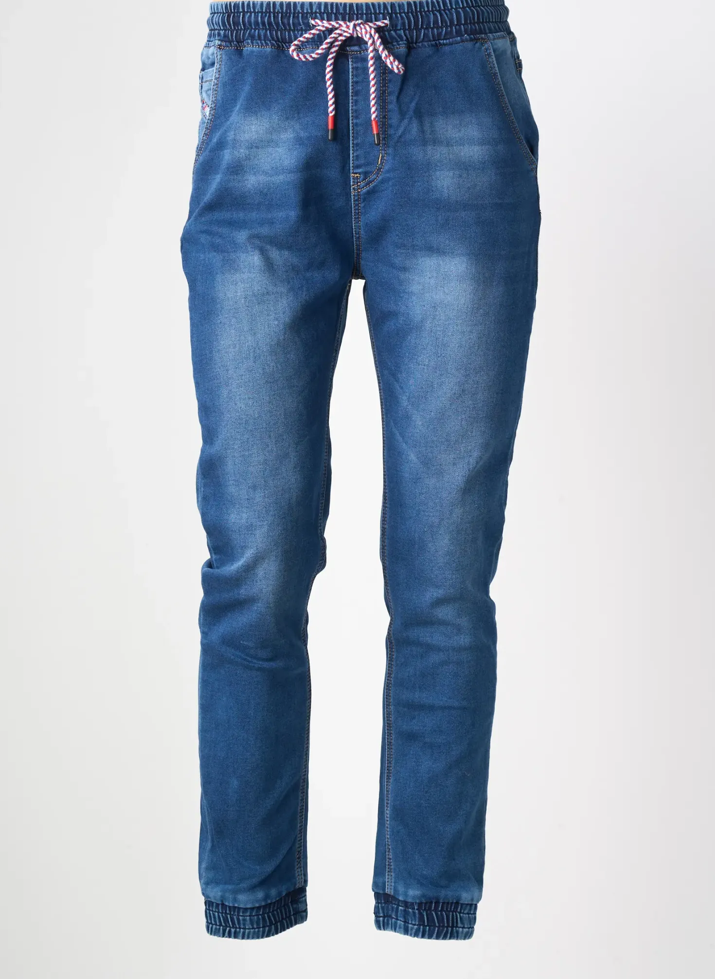 Jeans Coupe Slim Urban Rags Bleu Taille Normale