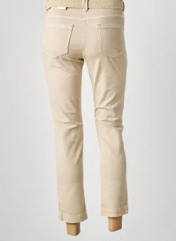 Jeans Skinny Betty Barclay Beige Taille Normale