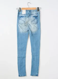 Jeans Skinny Garcia Bleu Taille Élastique