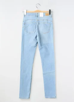 Jeans Skinny Kanope Bleu Taille Haute