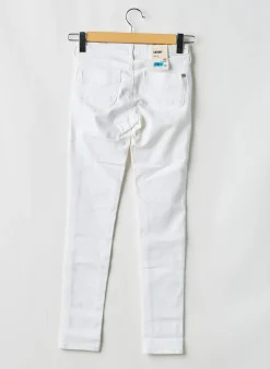 Jeans Skinny Pepe Jeans Blanc Taille Ajustable