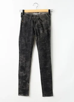 Jeans Skinny Pepe Jeans Gris Taille Ajustable