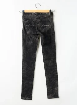 Jeans Skinny Pepe Jeans Gris Taille Ajustable