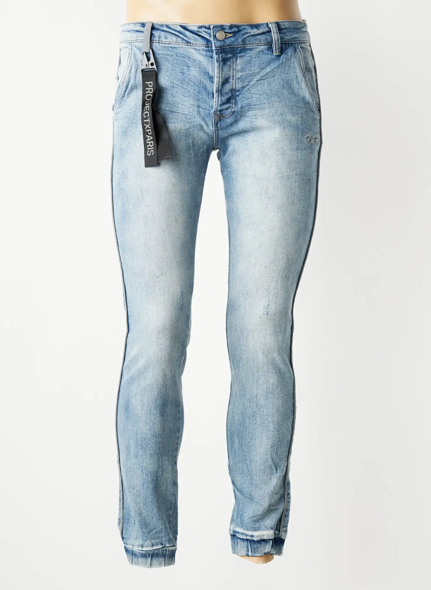 Jeans Skinny Project X Paris Bleu Taille Basse