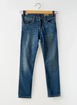 Jeans Skinny Ralph Lauren Bleu Taille Ajustable