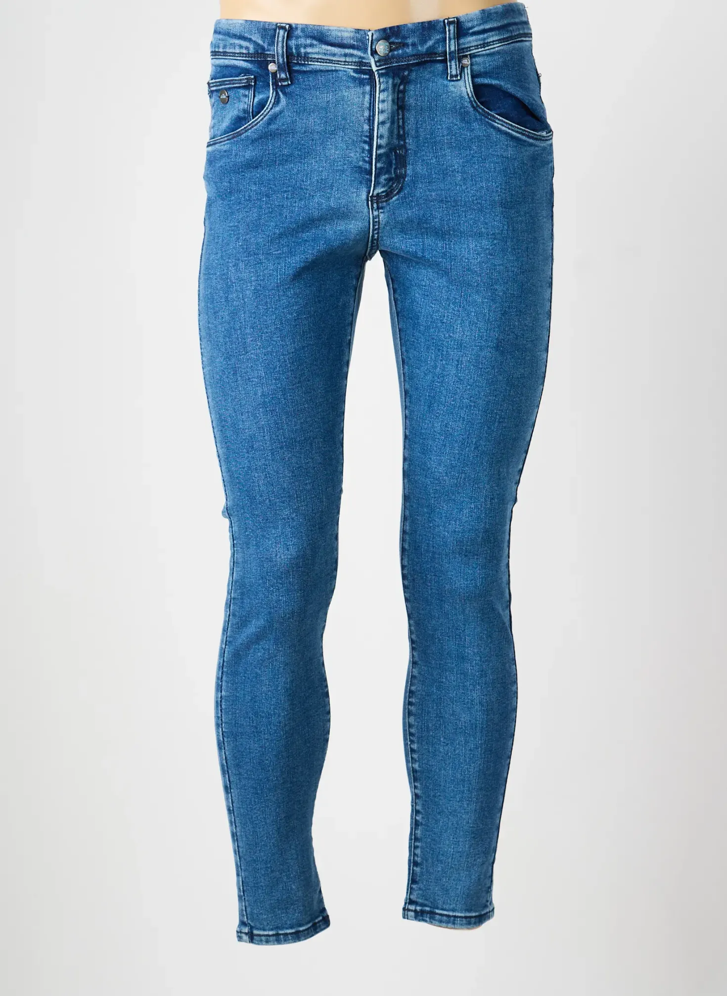 Jeans Skinny Red Wave By Nalo Bleu Taille Normale