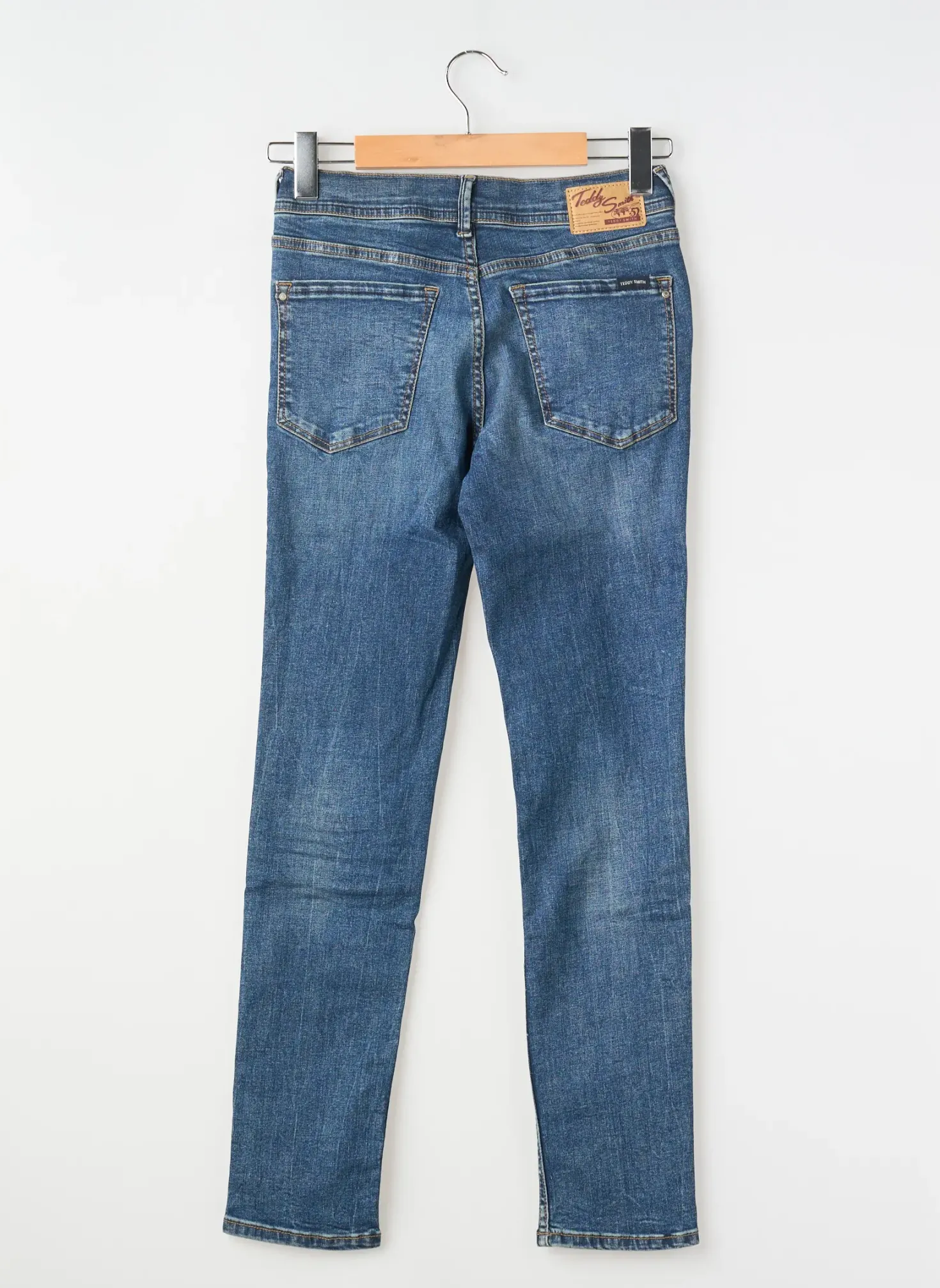 Jeans Skinny Teddy Smith Bleu Taille Ajustable