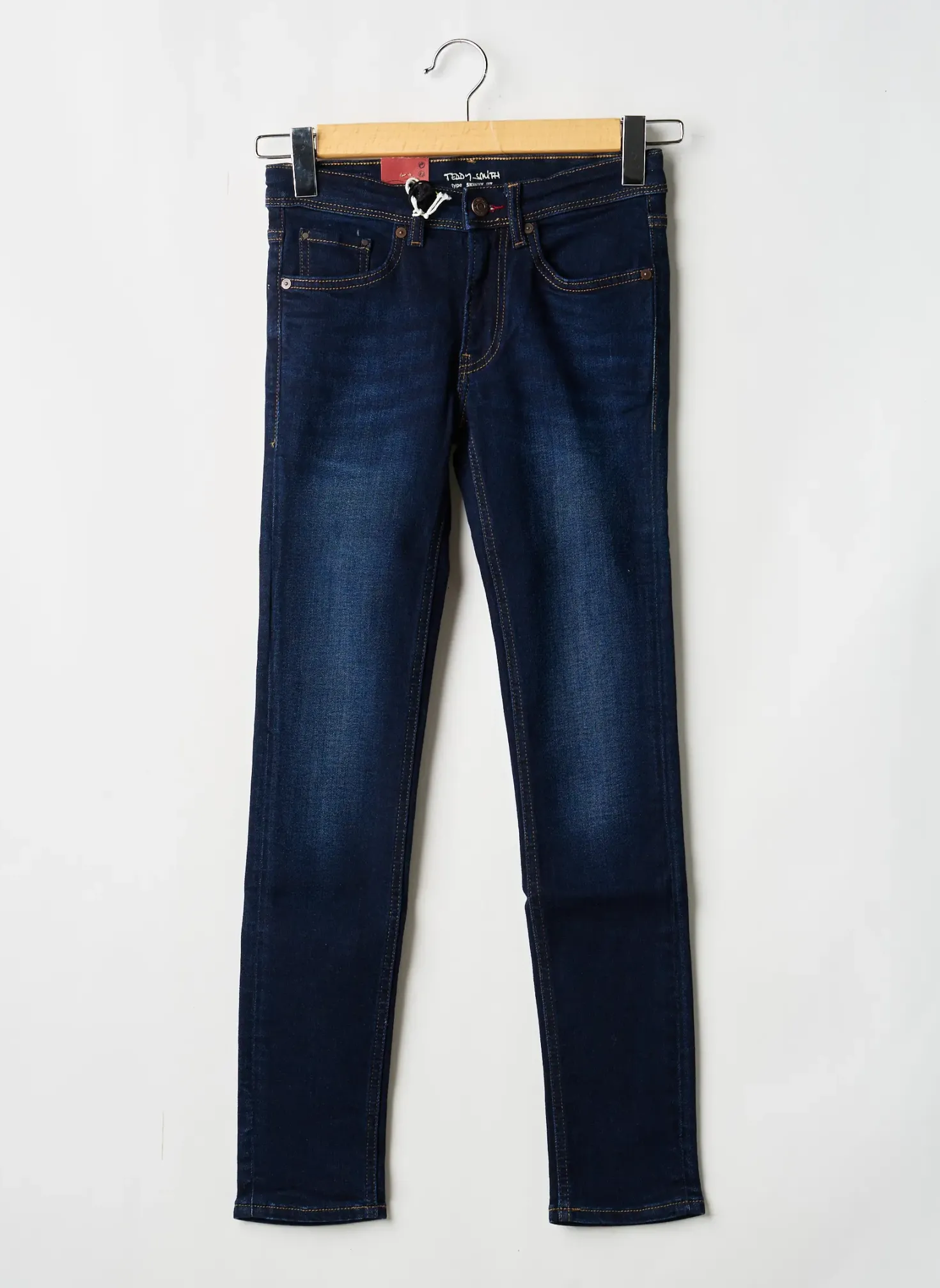 Jeans Skinny Teddy Smith Bleu Taille Ajustable