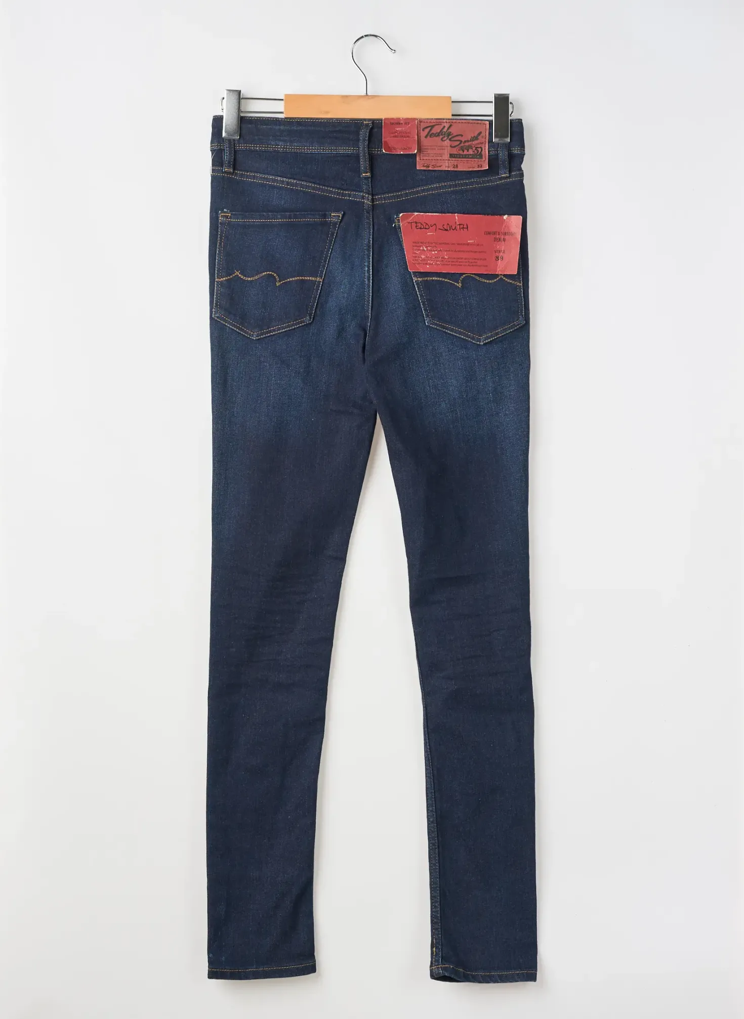 Jeans Skinny Teddy Smith Bleu Taille Normale