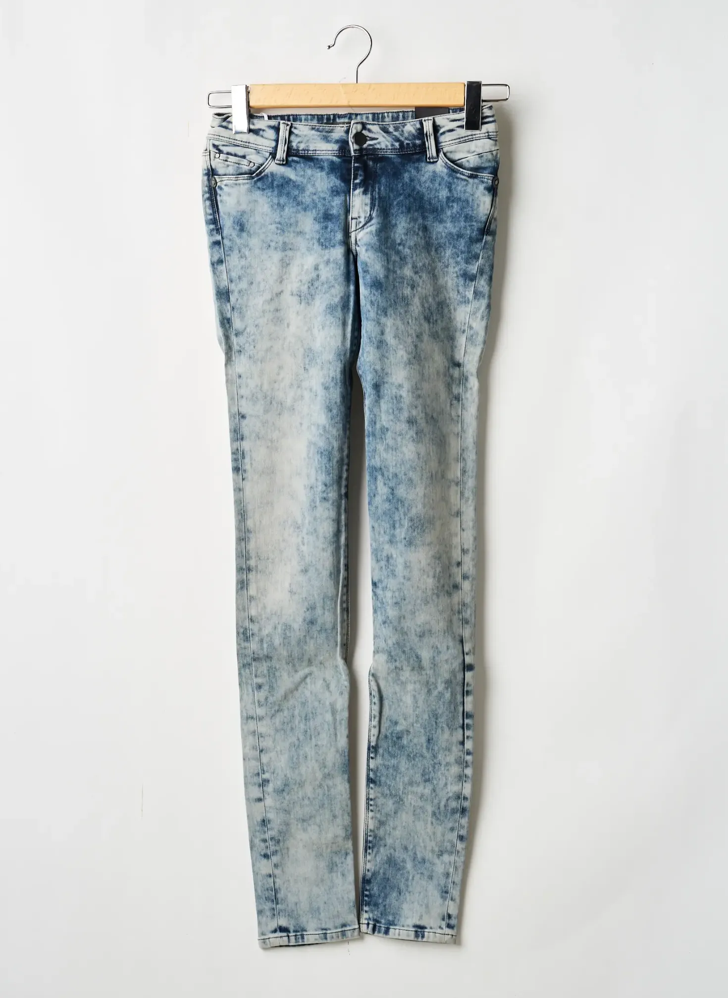 Jeans Skinny Teddy Smith Bleu Taille Ajustable