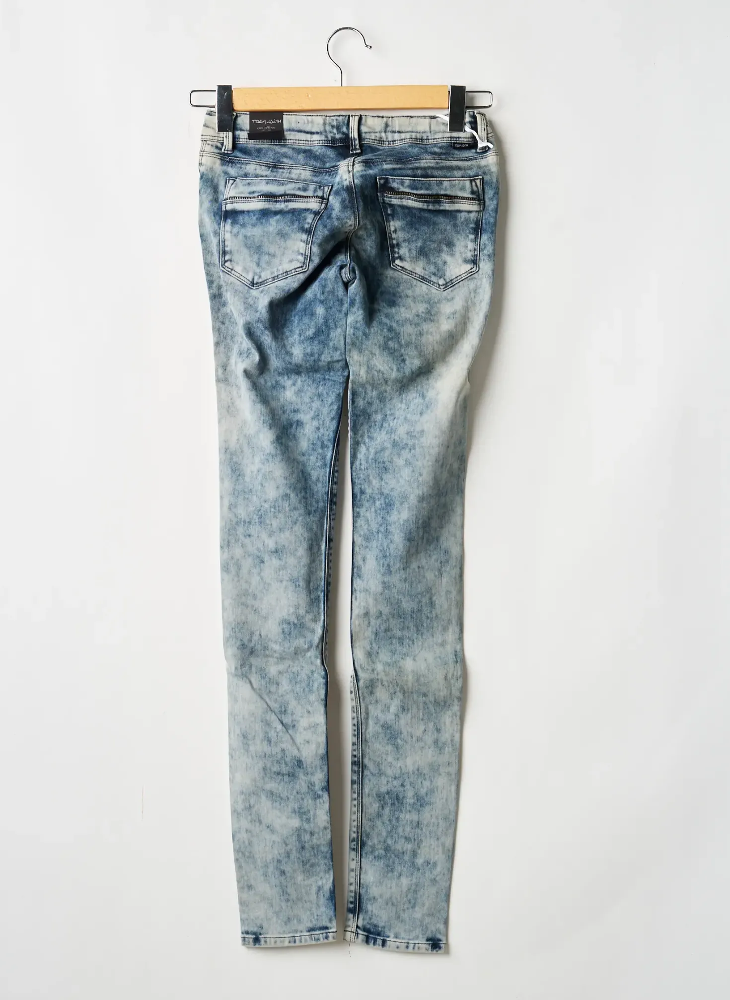 Jeans Skinny Teddy Smith Bleu Taille Ajustable