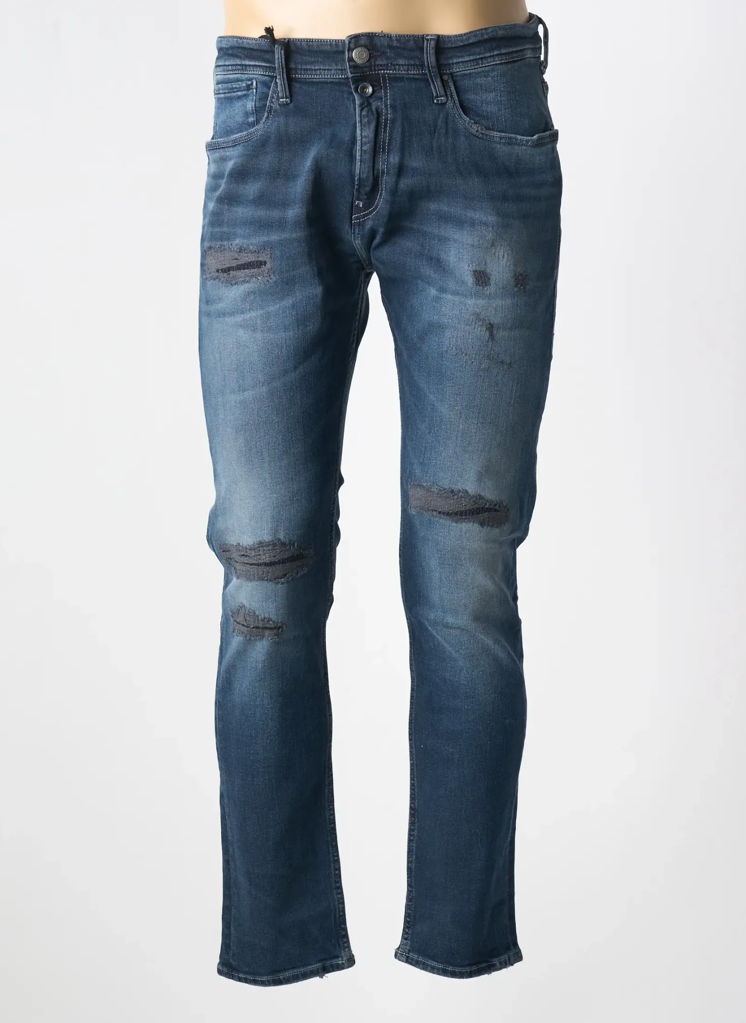 Jeans Skinny Teddy Smith Bleu Taille Normale