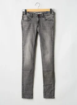Jeans Skinny Teddy Smith Gris Taille Ajustable