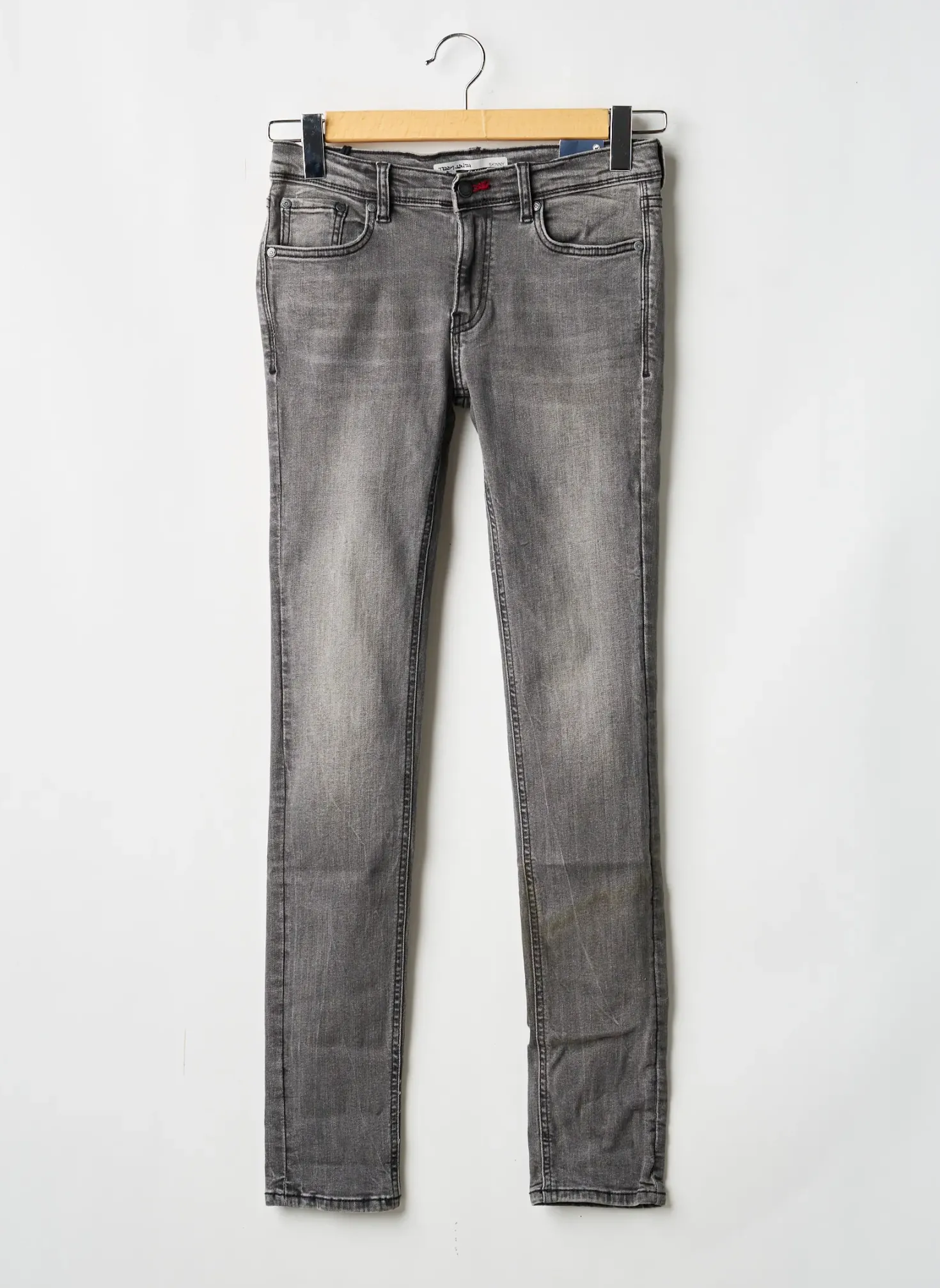 Jeans Skinny Teddy Smith Gris Taille Ajustable