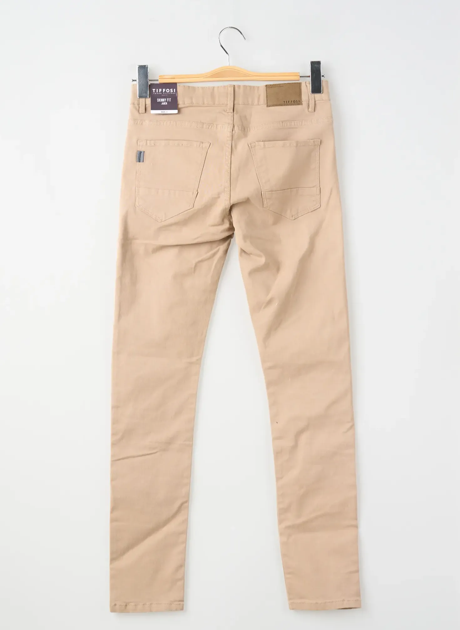 Jeans Skinny Tiffosi Beige Taille Ajustable
