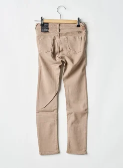 Jegging Teddy Smith Marron Taille Ajustable