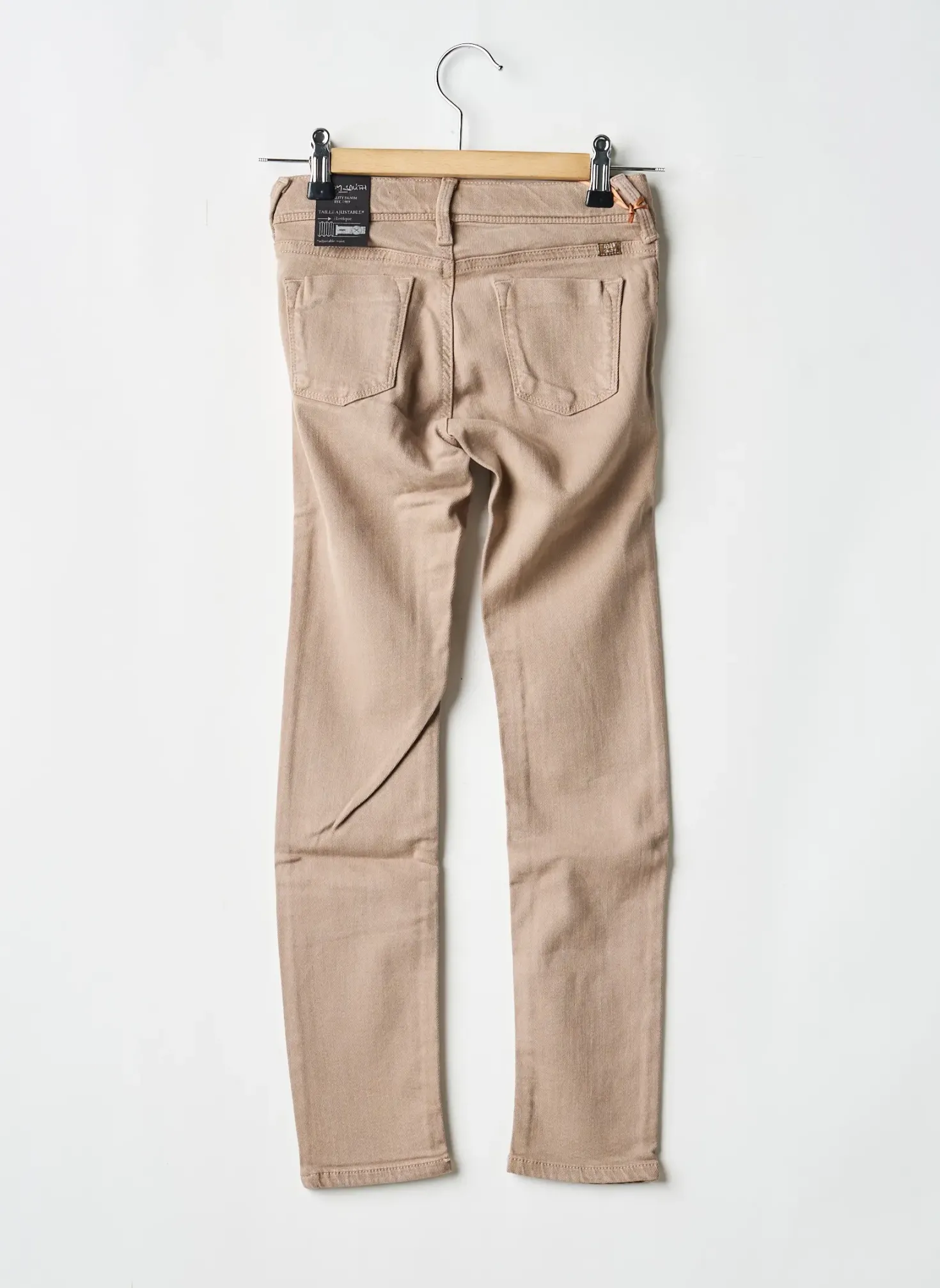 Jegging Teddy Smith Marron Taille Ajustable