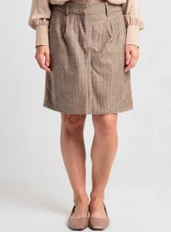 Jupe Courte Esprit Marron