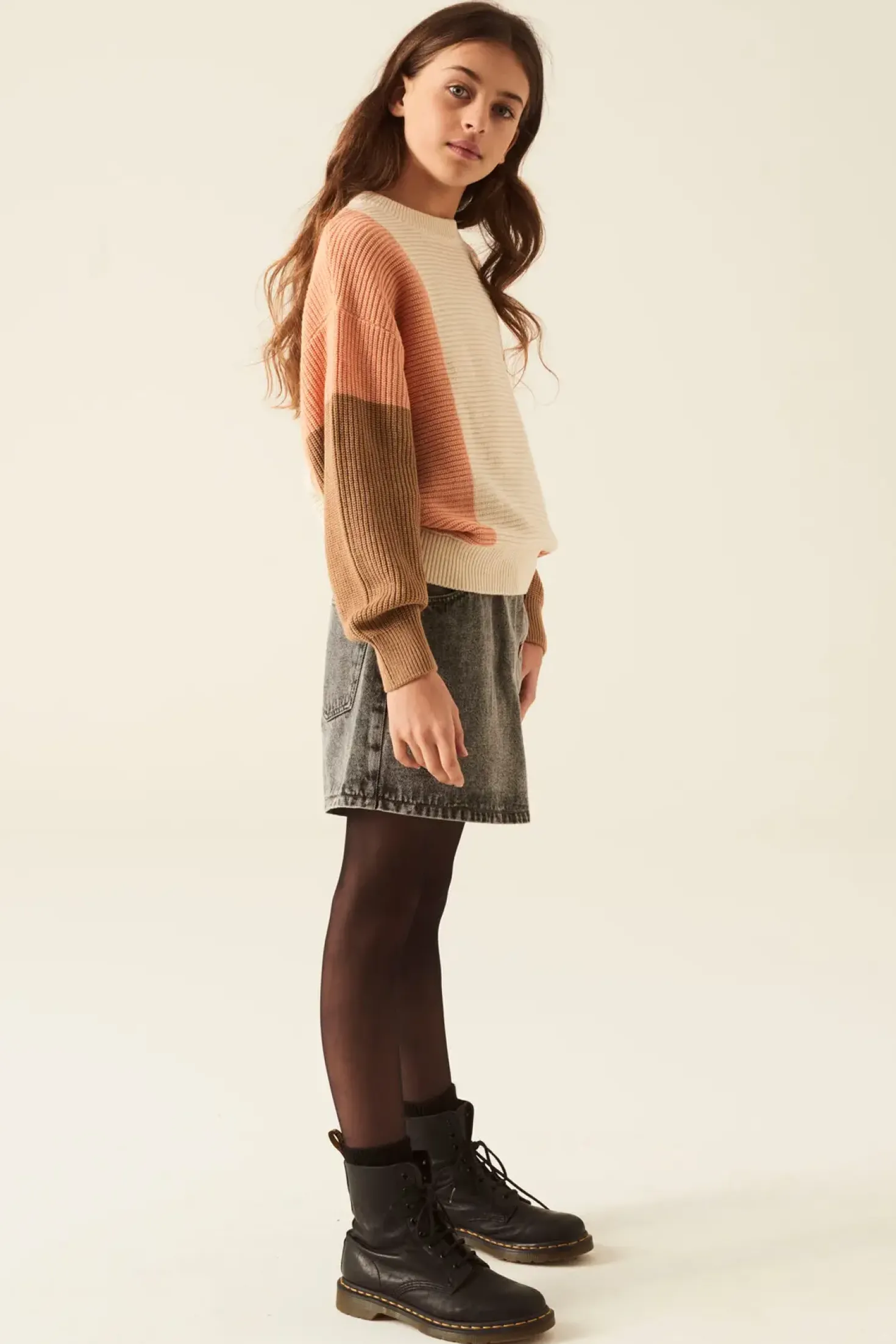 Jupe Courte Garcia Gris