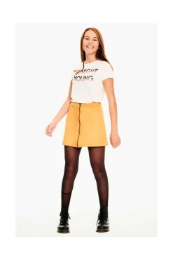 Jupe Courte Garcia Jaune