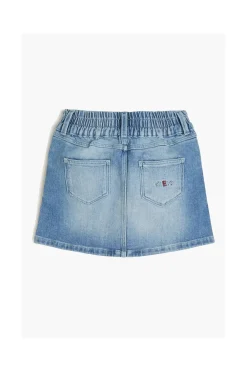 Jupe Courte Guess Bleu