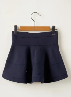 Jupe Courte Lili Gaufrette Bleu