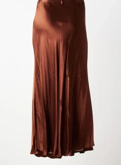 Jupe Longue Elora Marron